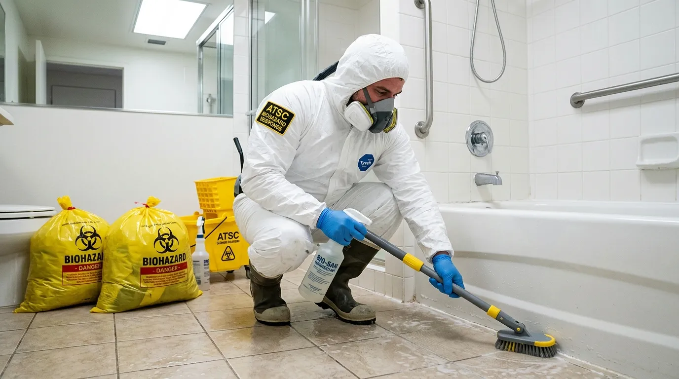 Decontamination equipment deployed for Blood Cleanup in Glencoe